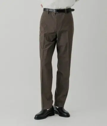 [ DELEGANT ] 테이퍼드 슬랙스 셋업 가능 브라운 M 사이즈