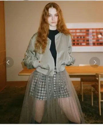 REDYAZEL 튤 볼륨 소매 MA-1 risley 미카레미카레