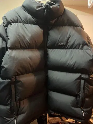 블랙 다운 자켓