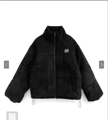 GRL 로고 자수 코듀로이 다운 자켓[kd85]