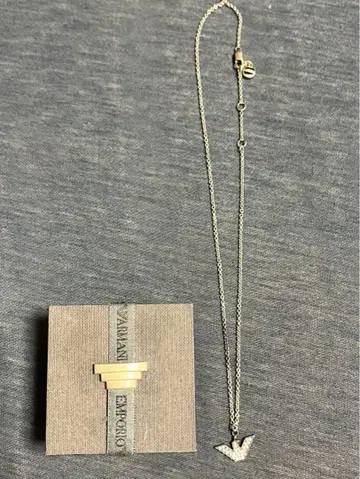 실버 925 V자형 펜던트 목걸이