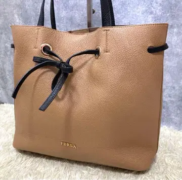 [새상품급] FURLA 훌라 코스탄자 토트백 가죽 브라운 A4 수납 가능