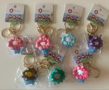 산리오 미야쿠미야쿠 변신 마스코트 파스텔 키링 컴플리트