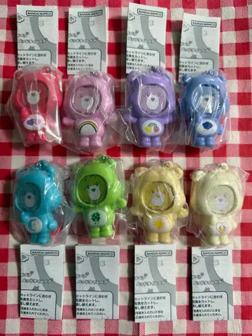 케어베어 캡슐 토이 사진 프레임 8개 컴플리트