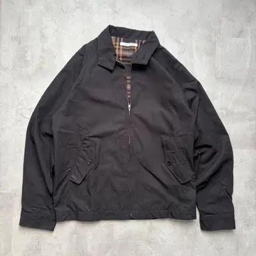 [ JOURNAL STANDARD ] 안감 체크 해링턴 자켓 블랙 L