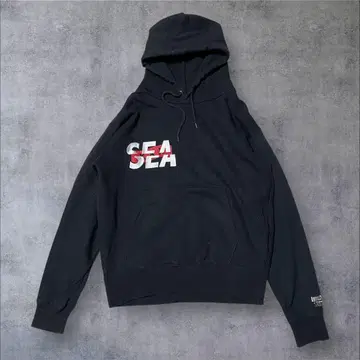 레어 WIND AND SEA x GOD SELECTION XXX 후드티