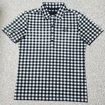 사이즈 M Callaway 깅엄 체크 피케 셔츠 여성용