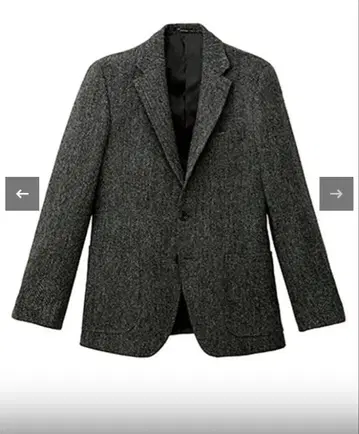 [ 새상품 ] 해리스 트위드 자켓 그레이 M 사이즈