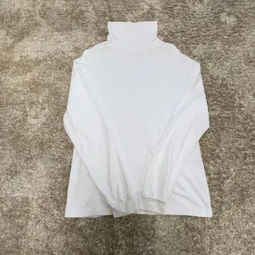 SUNSPEL 터틀넥 티셔츠 L 사이즈 화이트