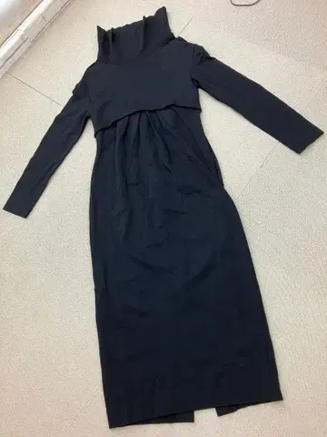 K11610 ROMEO GIGLI 롱 원피스 블랙 코쿤 변형