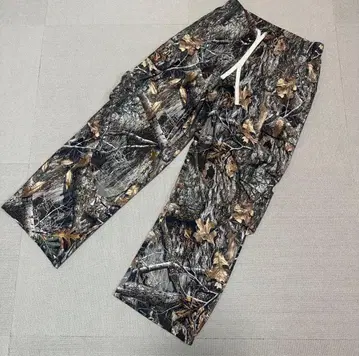 리얼트리 카모플라쥬 카모 무늬 카고 팬츠 얇은 소재