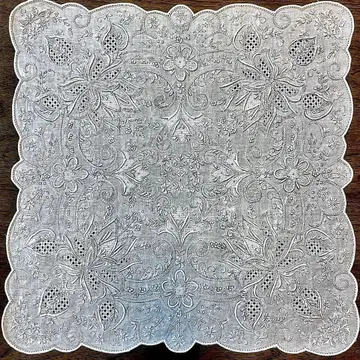 새상품급 레어  스와토우 손수건 자수 손수건