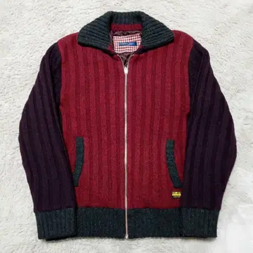 Golden bear 골든베어 남성용 니트 지퍼 점퍼 M