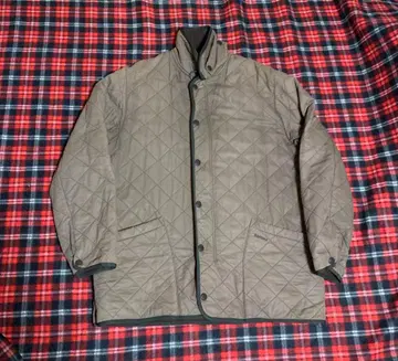 바버 폴러 퀼트 퀼팅 자켓