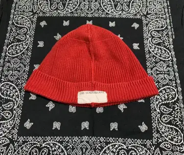 텐더 로인 니트 캡 빨간색