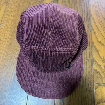 보라색 코듀로이 캡 조정 가능