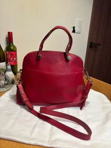 FURLA 파이퍼 핸드백 레드