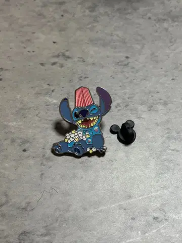 해외 디즈니 스티치 핀 배지