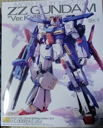 반다이 건담 프라모델 MG 1/100 ZZ 건담 Ver.Ka 더블 제타