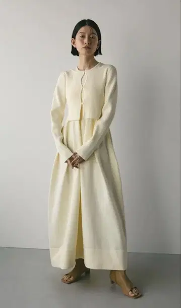 2피스 아메스리 형태 원피스