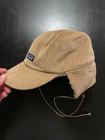 Patagonia 베이지 코듀로이 캡