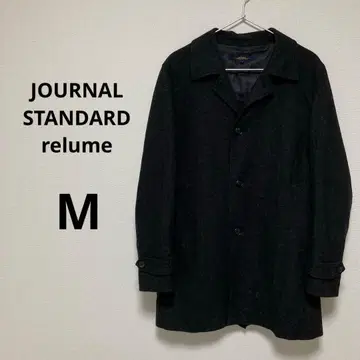 저널 스탠다드 리룸 남성용 체스터 코트 블랙 M