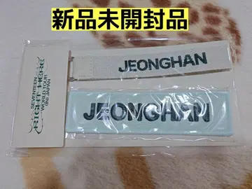 [미개봉 새상품] SEVENTEEN 정한 와펜 스트랩 세트