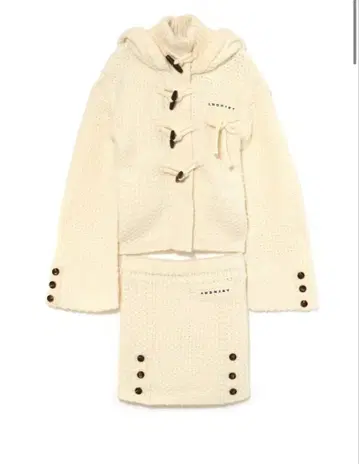 [정품] andmary Cable knit jacket set up