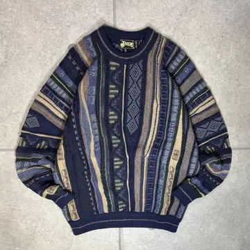 빈티지 3D 니트 90s 뉴질랜드제 입체편직 COOGI 계열