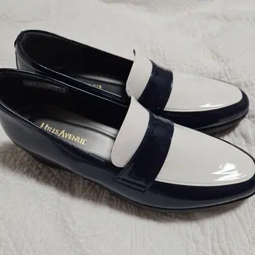 HILLS AVENUE 네이비/화이트 플랫슈즈