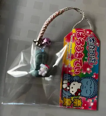 나라 한정판 대불 키티 펜던트 스트랩 2006