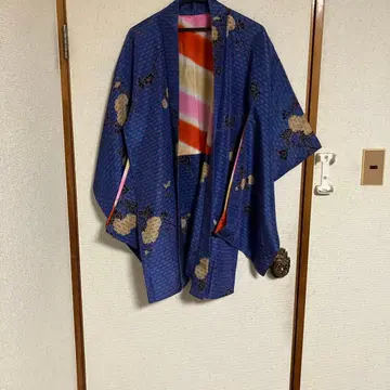 쇼와 레트로 다이쇼 로망 긴 겉옷 실크