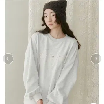 merry jenny 모코모코 양 맨투맨 그레이