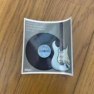 타카츠카 히로무 솔로 콘서트 스티커만