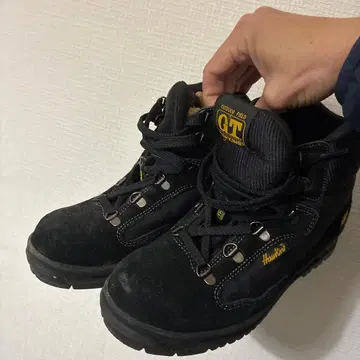 Hawker 블랙 하이컷 아웃도어 신발