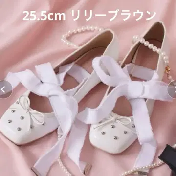 lily brown 레이스업 발레 슈즈 새상품 LL