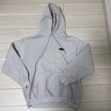 DDP 그레이 후드티 백프린트