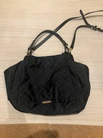 러셋 russet 모노그램 2WAY 숄더백 블랙