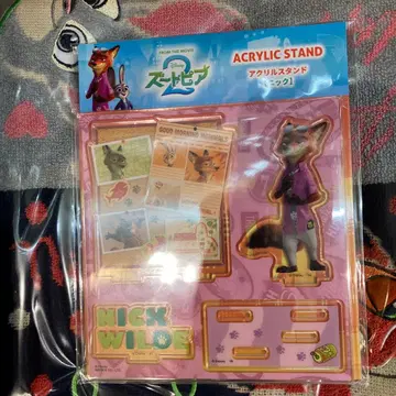 주토피아 아크릴 스탠드 닉