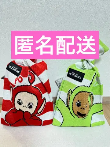 텔레토비즈 니트 토트백 라운드원 한정판