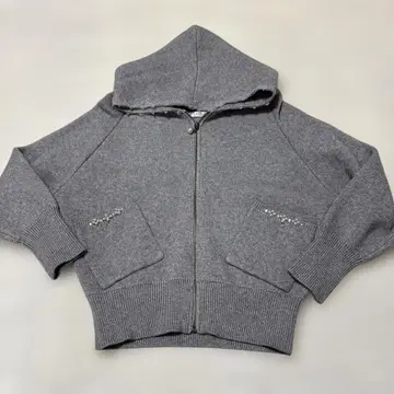 새상품급 axes femme 후드 부착 그레이 니트 스웨터 M