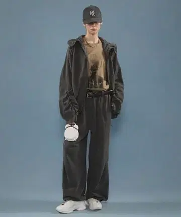 [ BLAYMORE ] 워시드 맨투맨 후드티 & 팬츠