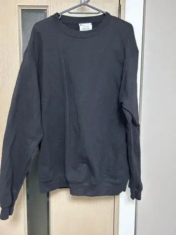 챔피온 풀오버 크루넥 맨투맨 블랙 L 사이즈