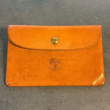 ILBISONTE 파우치 소가죽 베지터블 탄닌 무두질