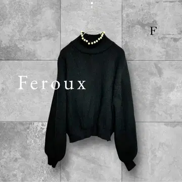 새상품급 페루 니트 넉넉하고 깔끔하며 고급스러운 펄 포멀 울 혼방 M