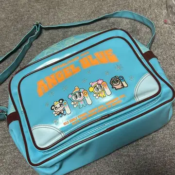 엔젤 블루 백 숄더백 에나멜 백