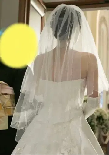 타카미 브라이덜 결혼식 웨딩 베일 화이트 펄 비즈