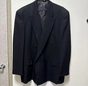 ANTONIO FUSCO 블랙 더블 브레스트 자켓 셋업