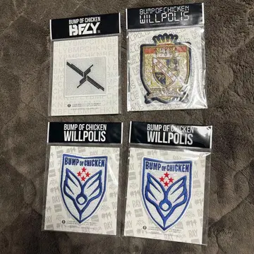 BUMP OF CHICKEN 와펜 8종 세트
