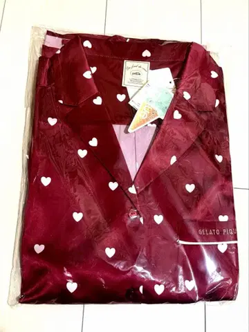 젤라또피케 piqu 셔츠 빨간색 GELATO PIQUE 파자마